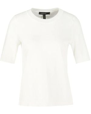 Marc Cain Rundhals-Pullover - Weiß