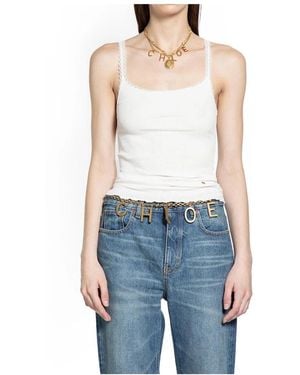 Chloé Sleeveless Tops - Bleu