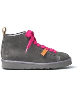 Pànchic Lace-Up Boots - Gris