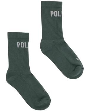 Vetements Grüne Baumwollmischung Polizeisocken