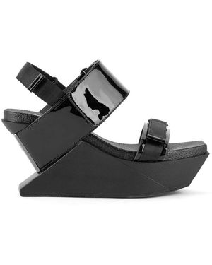 United Nude Schoenen ,Zwart ,Leer Delta Run Wedge