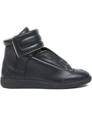 Maison Margiela Schoenen ,Zwart ,Leer Future Mid-Top