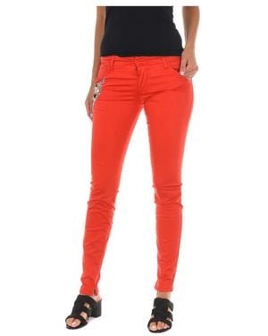 Met Gerade Hosen - Rot