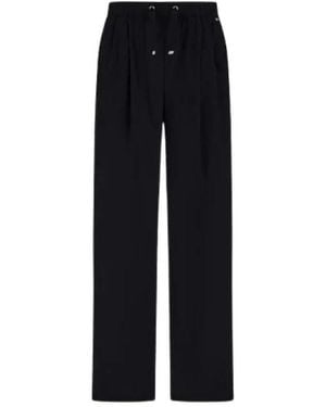 Herno Straight Pants - Black
