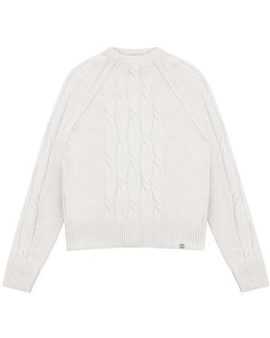 Colmar Fitness ,Wol Panna Pullover - Wit