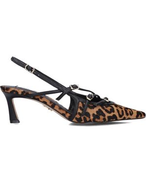 Steve Madden Leopardenmuster Slingback Absätze - Braun