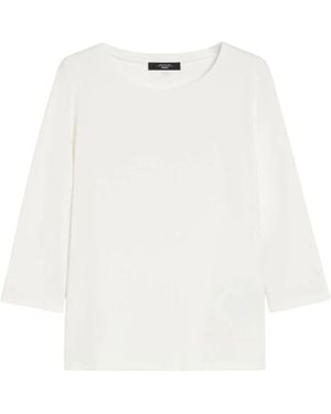 Weekend by Maxmara Long Sleeve Tops - White