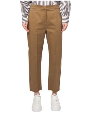 iBlues Braune Slim Fit Hose - Natur