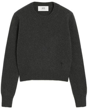 Ami Paris Cashmere Knitwear - Noir