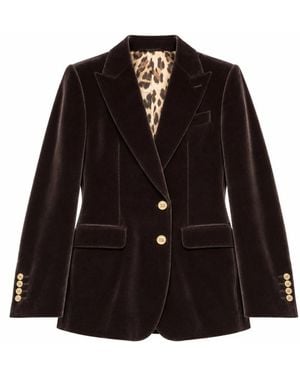 Dolce & Gabbana Jassen ,Bruin ,Colberts - Zwart