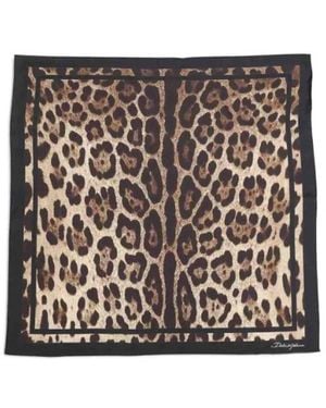 Dolce & Gabbana Silk Scarves - Black