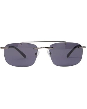 Eytys Accessoires ,Zwart ,Avery Zonnebrillen - Grijs