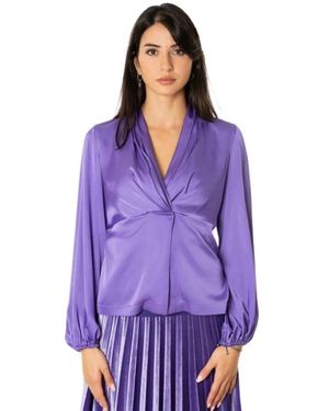 D.exterior Blouses - Purple