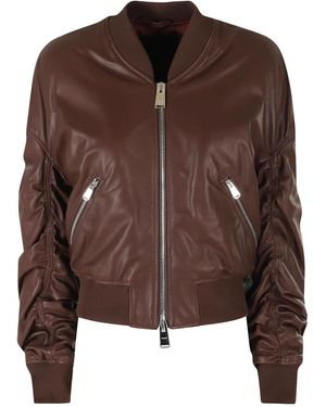 Dondup Bomber Jackets - Marron