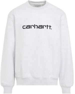 Carhartt Hoodies & Sweatvesten ,Wit ,Sweatshirts