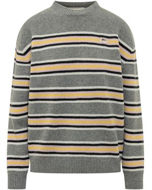 Fiorucci Truien & Vesten ,Grijs ,Angels Patch Sweater