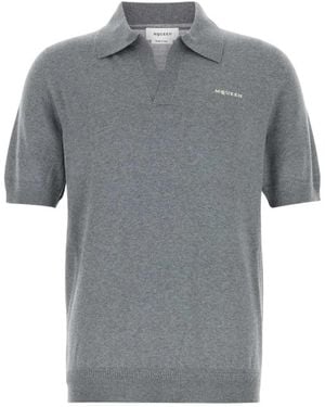 McQueen Polo Shirts - Grey