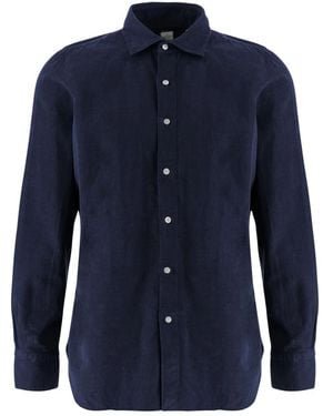 Finamore 1925 Casual Shirts - Bleu