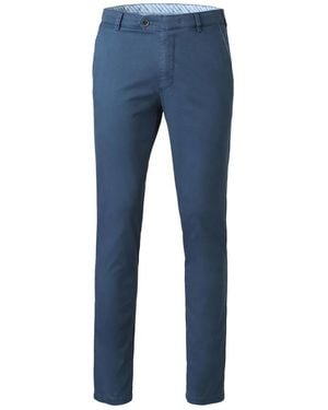 Meyer Broeken ,Blauw ,Katoen New York Chino