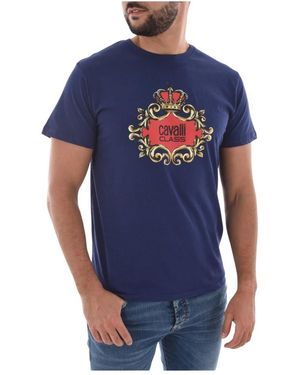 Roberto Cavalli T-Shirts - Blu