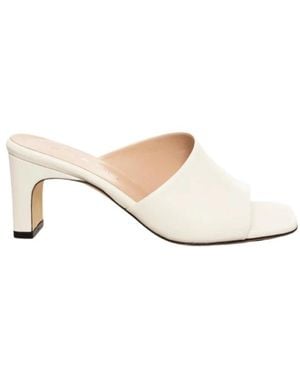 Evaluna Heeled Mules - Neutro