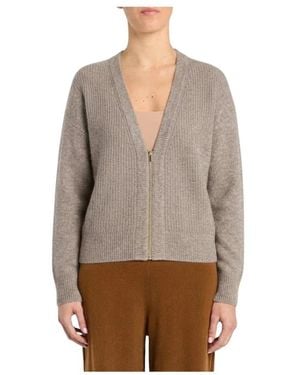 Pennyblack Pbbbagagli Vest Met V-Hals En Rits - Bruin