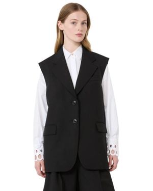 Max Mara Waistcoats - Black