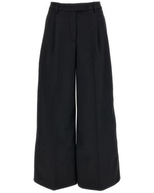 Thelatest Broeken ,Zwart ,Nylon Broek