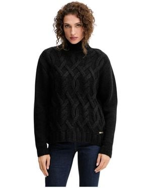 Silvian Heach Henry Rollkragenpullover - Schwarz