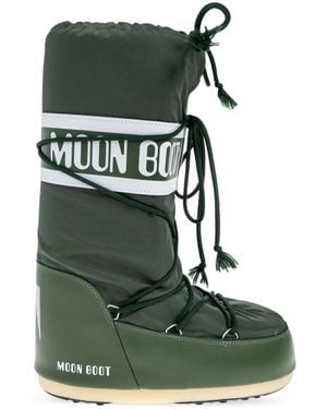 Moon Boot Ikon Nylon Schneestiefel - Grün