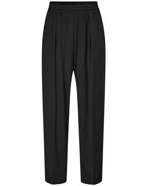 Samsøe & Samsøe Tapered Trousers - Black