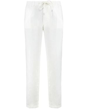 HUGO Mischgewebe Hose Mit Taschen, Regular Fit - Weiß