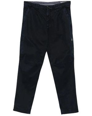 Brunello Cucinelli Broeken ,Blauw ,Rechte Broeken - Zwart