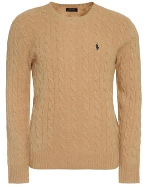 Polo Ralph Lauren Round-Neck Knitwear - Natural