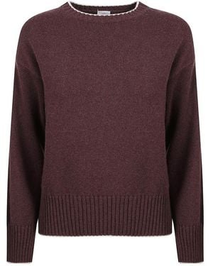 Eleventy Truien & Vesten ,Bruin ,Kasjmier Cashmere Sweater - Paars