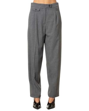 ACTUALEE Wide Trousers - Gris