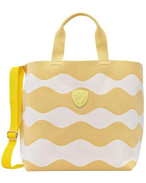 Blauer Tassen ,Veelkleurig ,Polyester Basket 01 Shopper - Geel