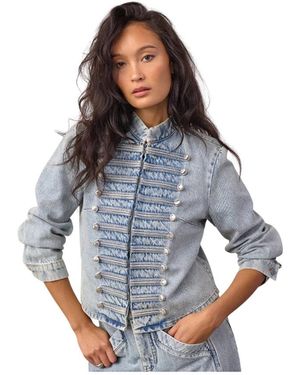 co'couture Jacksoncc Officer Denim Jacket - Blauw
