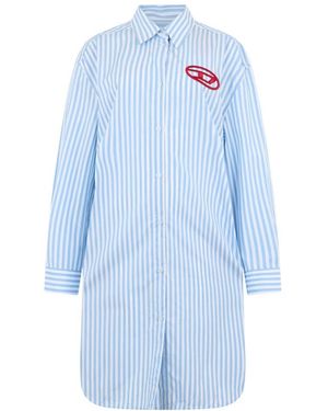 DIESEL Overhemdjurk - Blauw