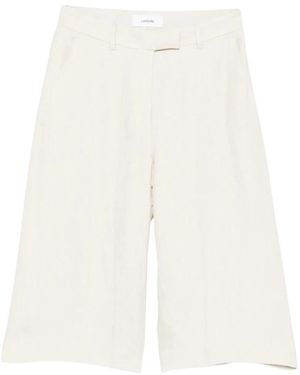 Lardini Cropped Trousers - Blanco