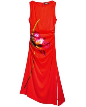 Desigual Midi Dresses - Red