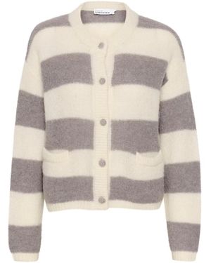 Karen By Simonsen Truien & Vesten ,Veelkleurig ,Cardigans - Naturel
