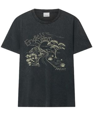 Isabel Marant Honore T-Shirt - Zwart