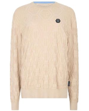 Philipp Plein Round-Neck Knitwear - Neutro