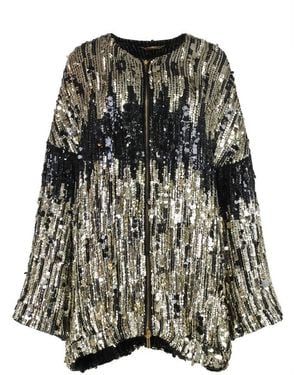 Alberta Ferretti Gebreid Jasje - Grijs