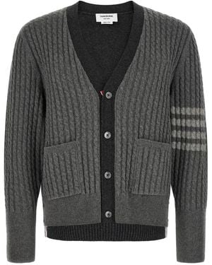 Thom Browne Cardigans - Gris