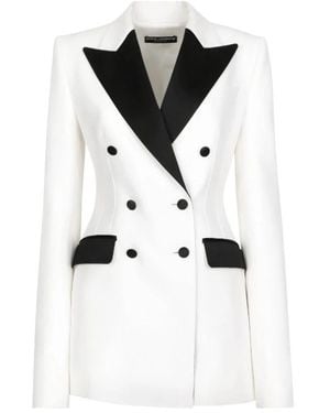 Dolce & Gabbana Blazers - Blanco