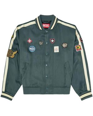 DIESEL Jassen ,Groen ,Polyester J-Annu Bomberjack