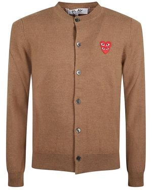 COMME DES GARÇONS PLAY Cardigans - Brown