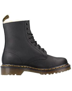 Dr. Martens Lace-Up Boots - Noir
